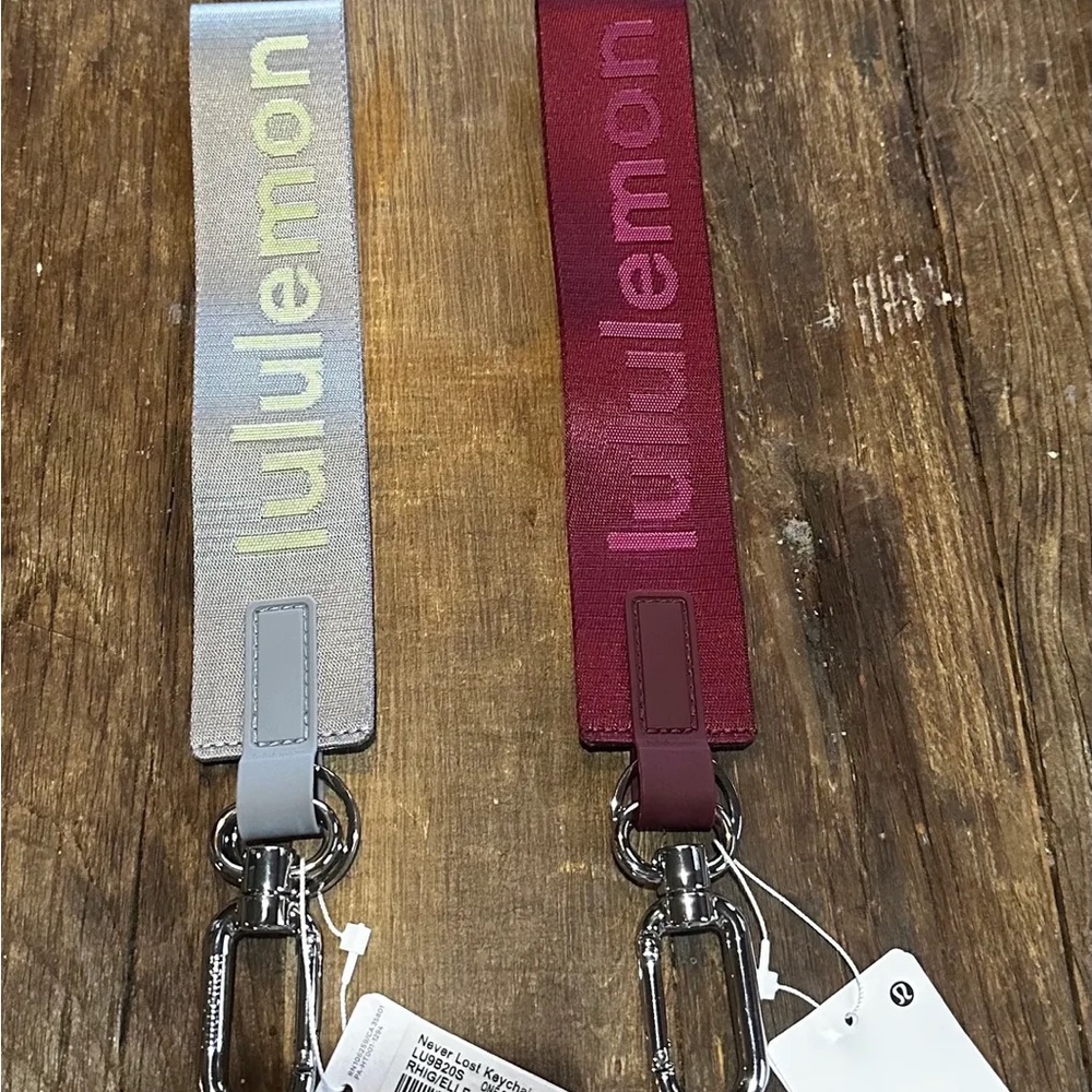 Lululemon Never Lost Keychains (lot of 2)